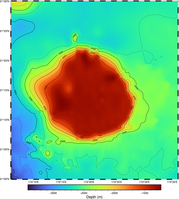 An example of a contour map